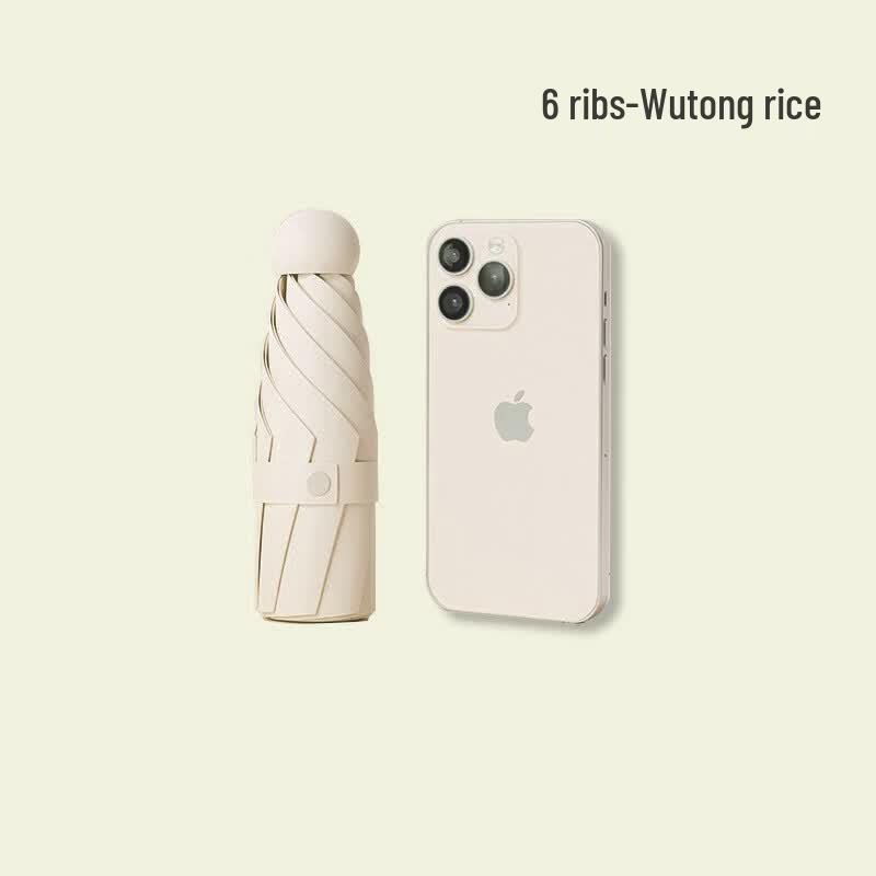 JIANGPU UV Protection Capsule Umbrella