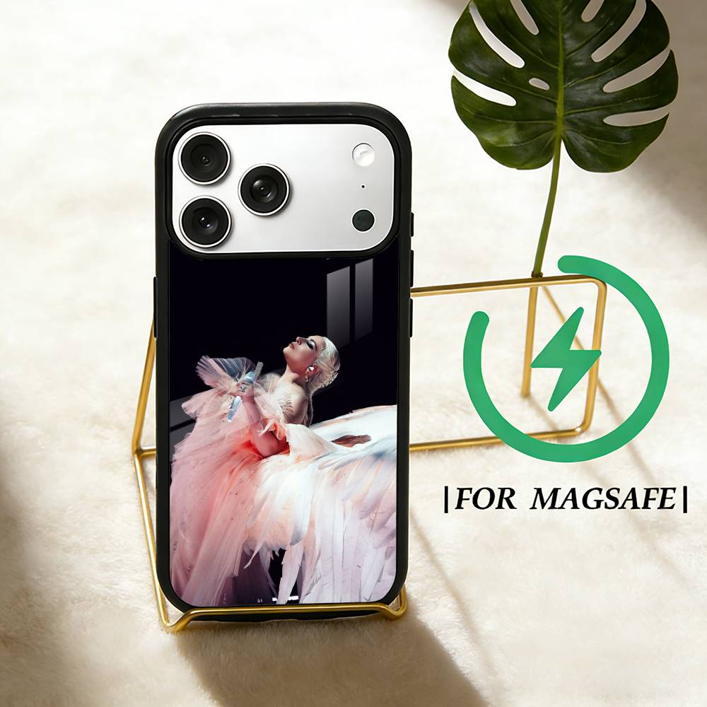 L-Lady Singer G-Gaga Phone Case For iPhone 17,16,15,14,13,12,Plus,Pro,Max For Magsafe Magnetic Wireless Charge