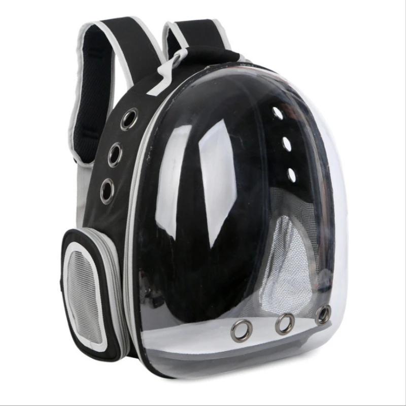Premium Transparent Breathable SpaceCapsule Pet Backpack Lightweight Portable Soft Carrier Bag for Cats Dogs Travel Outdoor