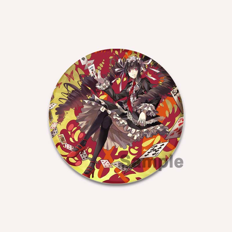 32/44/58MM Inferenz Abenteuer Spiel Anime Broschen Danganronpa HD Print Abzeichen Rucksack Kragen Cartoon Revers Pins Schmuck Geschenke Zubehör