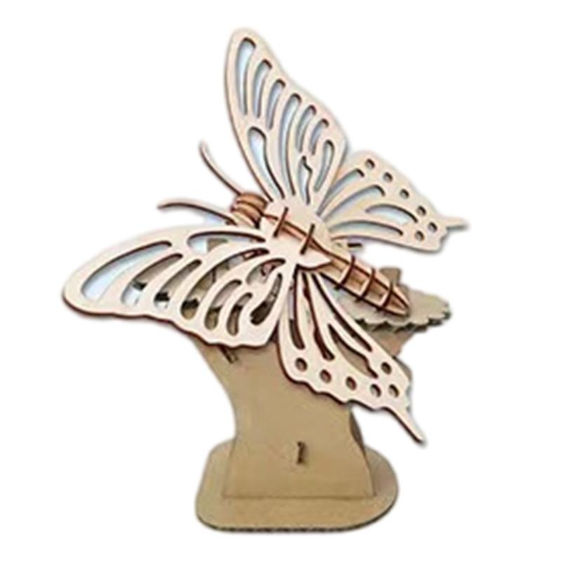 Puzzle 3D din lemn Model Insectă Dezmembrat Set Kituri Blocuri Puzzle pentru Copii și Colecționari Jucărie Educațională pentru Învățare Timpurie