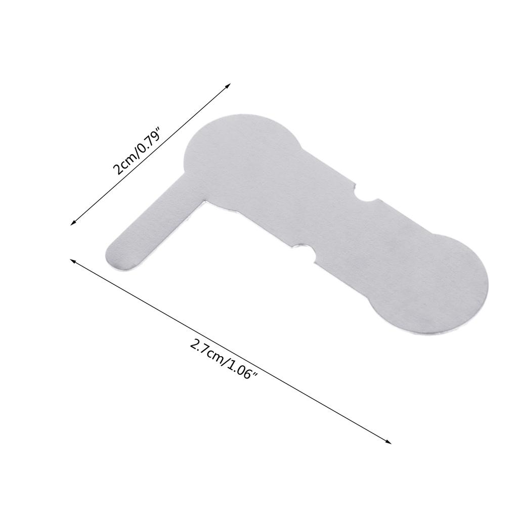 200Pcs/set Nickel Sheets Long Battery Spot Welding Machine Welder Washers Nickel Plated Steel Strap Strip Sheets