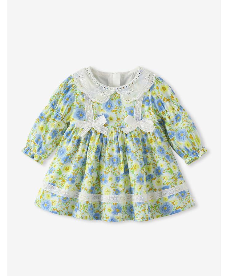 Dívčí šaty Baby Koi s dlouhým rukávem, ideální pro svatyně a květinové motivy, velikost 80 cm, jaro/podzim, formální, svatby, návštěvy, recitály, Shichi-Go-San,