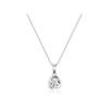Moissanite 5-part flower 925 silver necklace with Gra certificate provided by Gisvnn043