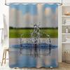 3D Print Shower Curtain Waterproof Wall Art Decorative Bathroom Plastic Curtains