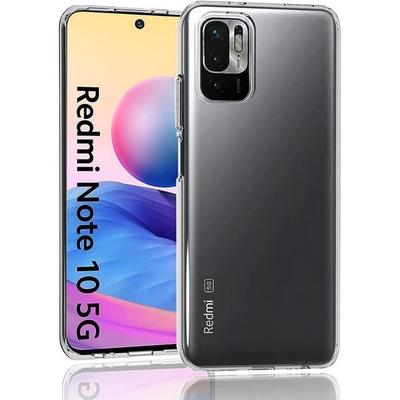 Protective Case - E.F.CONNECTION - Redmi Note 10 5G - High Resistance Silicone - Shockproof - Transparent