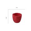 Milk White Creative Volcanic Stone Pattern Cement Succulent Flower Pot Office Home Desktop Decoration Green Plant Flowers