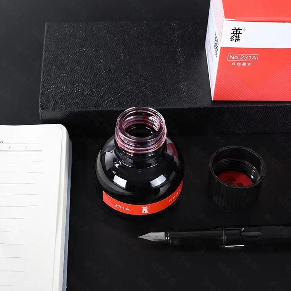 Hero Black Ink for Writing and Calligraphy Pure Pen Ink Refilling Ink Stationery School High Quality Calligraphy Writing