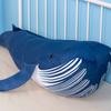 New Soft Whale Throw Pillow Large Blue Whale Doll Plush Toy Sleeping Leg Throw Pillow Cushion Girl Gift