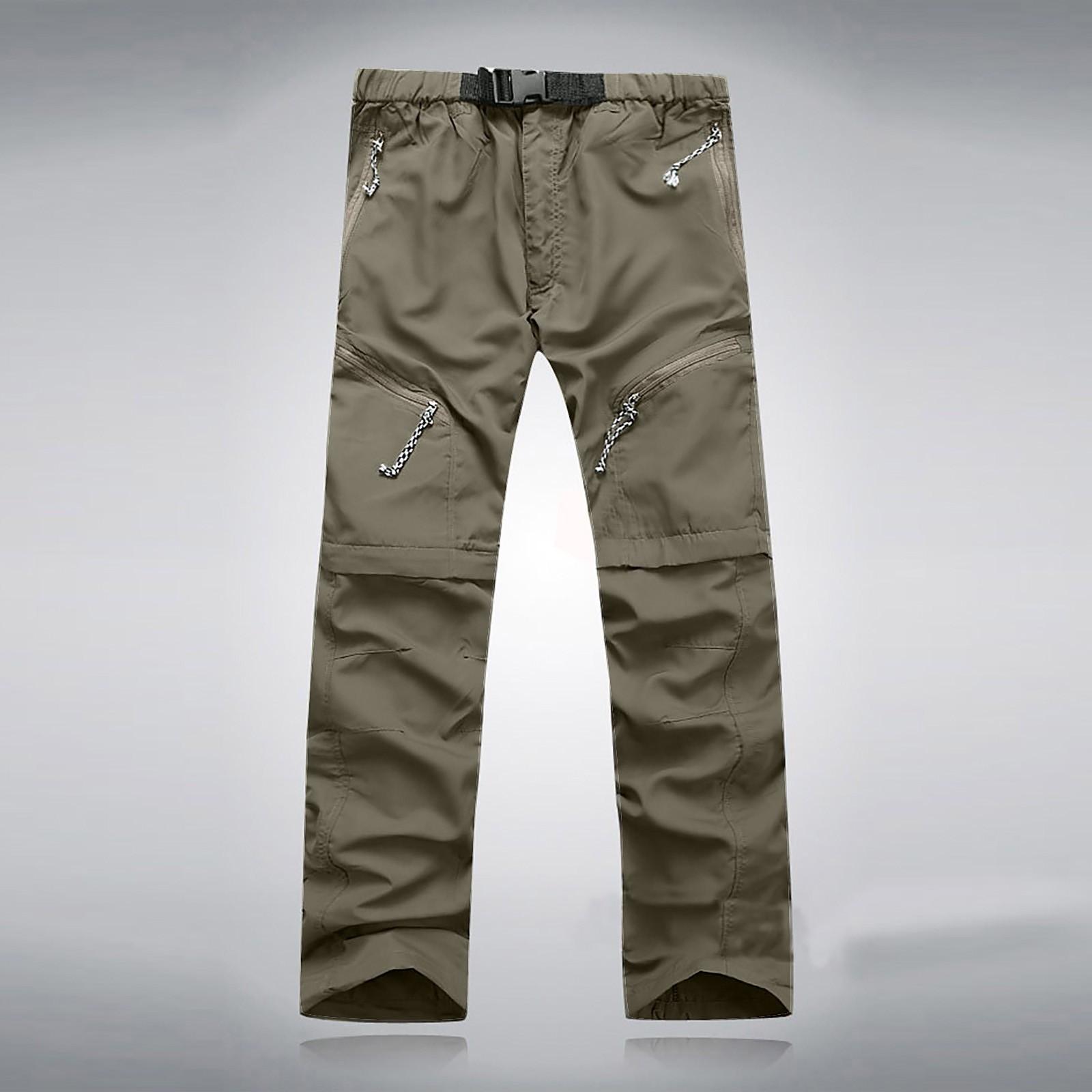 

Мужские брюки, хлопковые классические брюки-карго, повседневные рабочие брюки с несколькими карманами, съемные XXL хаки