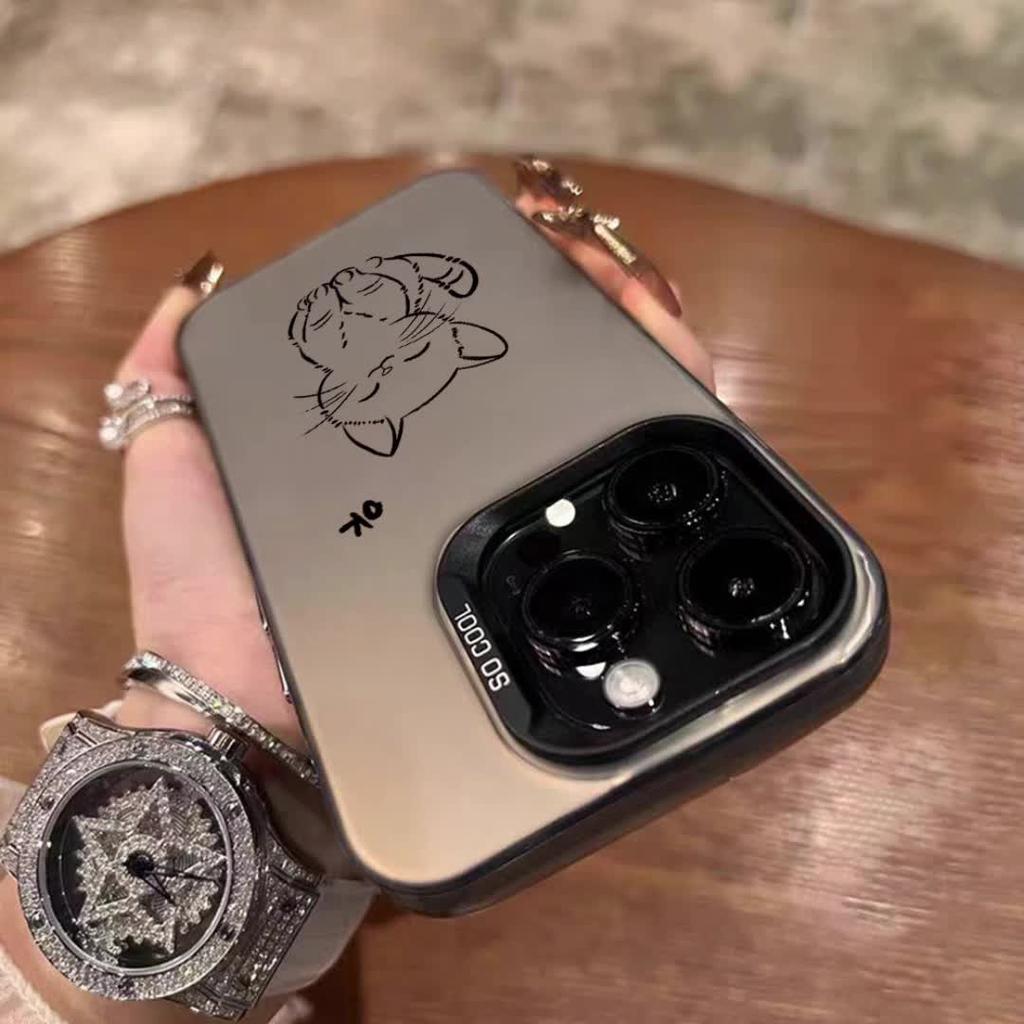 Color Case For iPhone 16 15 14 13 12 11 Pro X XR XS Max 7 8 Plus SE 2023 2022 2020 Shockproof Cover Cartoon Fundas