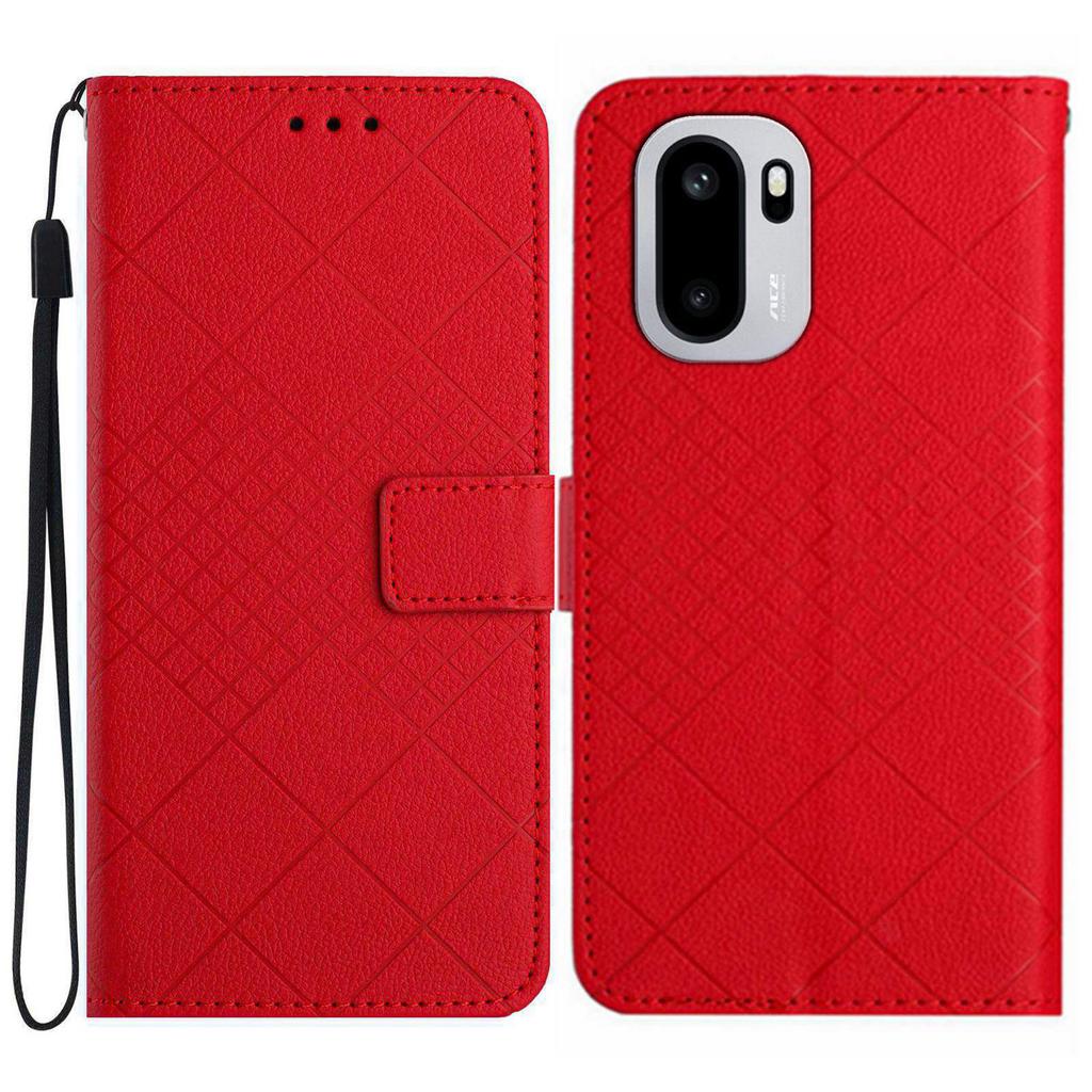For OnePlus 15R 5G Case Wallet Imprint PU Leather Flip Folio Phone Cover
