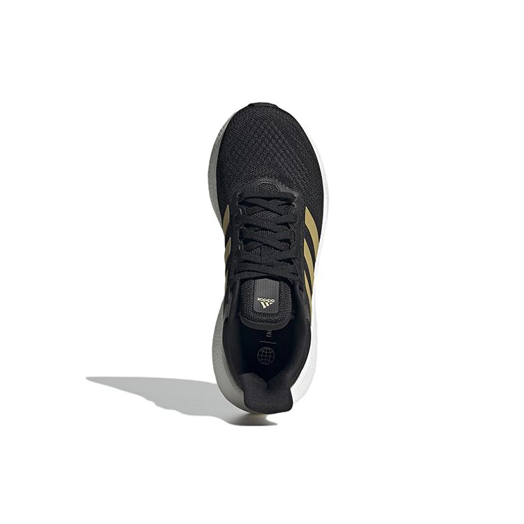 Adidas PureBoost 22 Black Gold Metallic Women Sneakers Core-Black Carbon GW0907