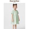 PawinPaw Baby Girl's Plaid Lace-Collar Dress