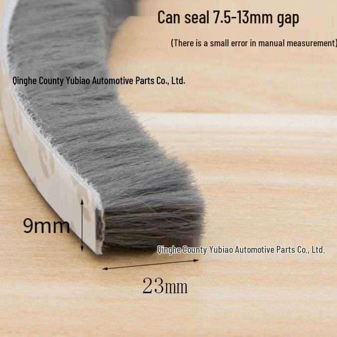 Self-Adhesive Soundproof & Heat Insulation Wool Strip for Doors & Windows - Windproof Gap Sealer