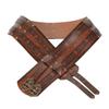 Embossed Viking Leather Wide Belt Knight Corsets Belt Renassance Medieval Buckle Belt Nordic Faux Leather Armors Belt