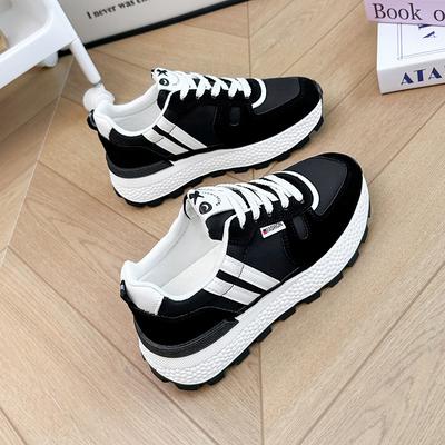Xiyin ins Koreanische Version der neuen Forrest Gump Schuhe Damen 2025 Frühling Laufschuhe Freizeitschuhe Plateau Höhenerhöhung J6107