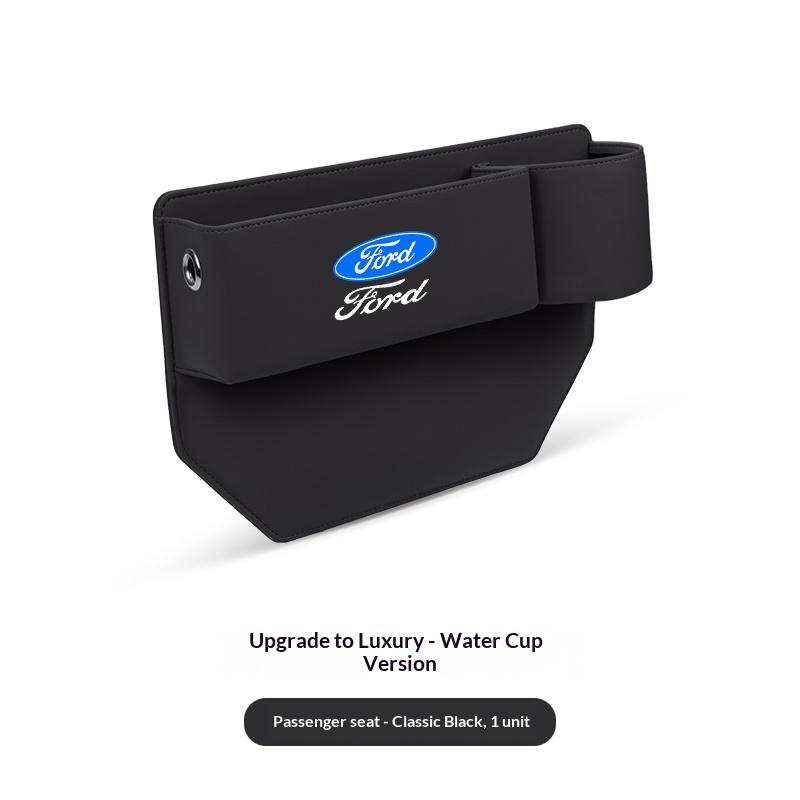 For Ford Mondeo Focus Explorer Escape Kuga Everest Bronco F-150 Ranger Transit Car Leather Seat Gap Storage Box CVX1