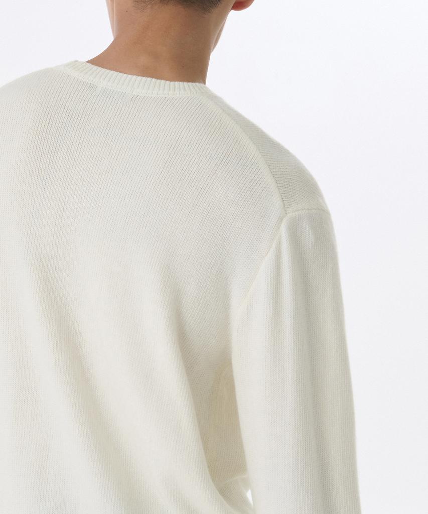 MUSINSA STANDARD Essential Crew Neck Knit [Cream]