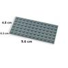 DIY Building Blocks 6x12 Dots Assembles Particles 6pcs Thin Figures Bricks Educational Creative Size Compatible With 3028 Toys