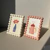 Schattige Rand met Kralen Po Frame Schattige Desktop Display Po Frame Decoratieve Po Frame Stand Woondecoratie Displaystuk