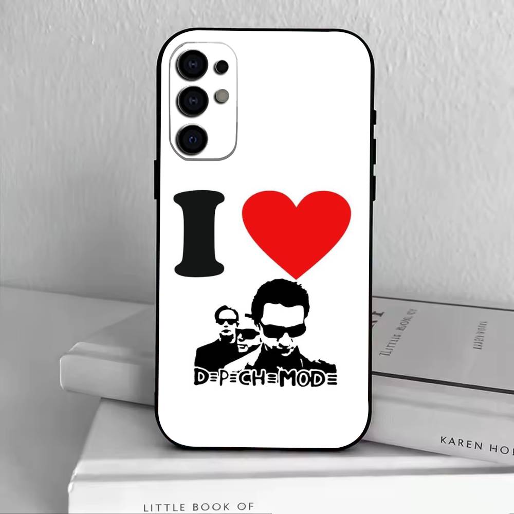 DM-Depech Tryb Zespołu Etui Na Telefon Dla Samsung S25,S24,S21,S22,S23,S30,Ultra,S20,Plus,Fe,Lite,Note,10,Czarne Pokrowiec