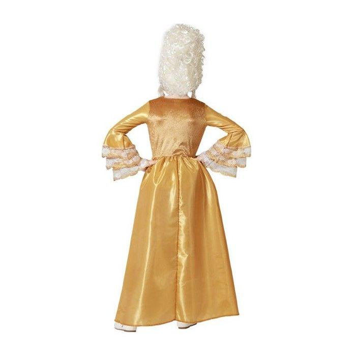 Déguisement Fille Marquise Doré