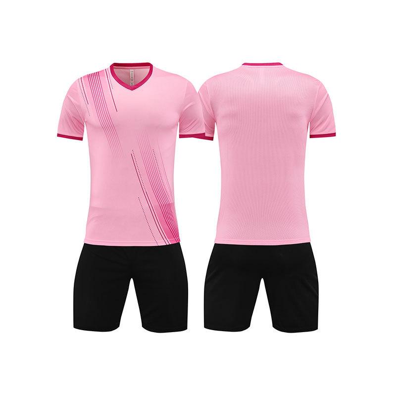 Short-sleeved Football Jersey Set Spot Printing Number Light Board Football Training Jersey Team Summer Game Jersey