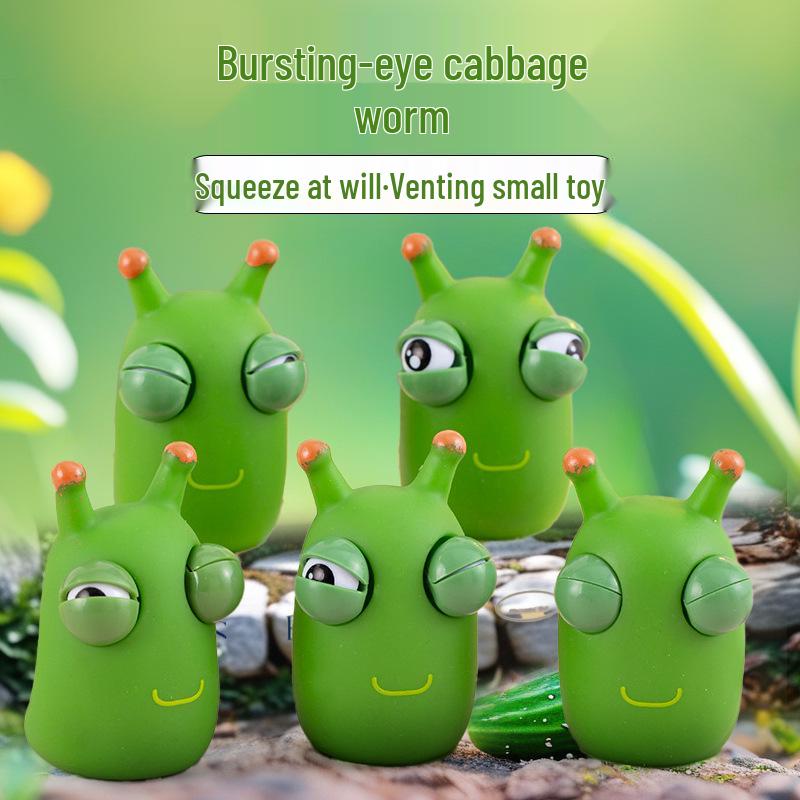 

Распакуй Маленького Овощного Червячка и Сожми Жука-Глазное Яблоко: Детская игрушка-антистресс