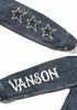 Our jeans Custom Design Logo Embroidery Patch Denim Jacket Distressed Indigo [Banson] store's custom-made & JFV-2302-INDIGO (S, (A))