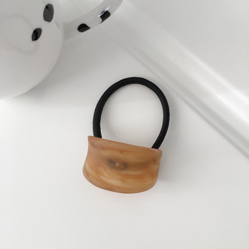 New Korean Fashion all-matchFine Acetate Stripeshair Large Intestine Hair Ring for Women Girl Hair Accessories Headwear