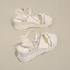 One word with sandals women's new summer wear casual with skirt platform beach shoes sandals women's shoes