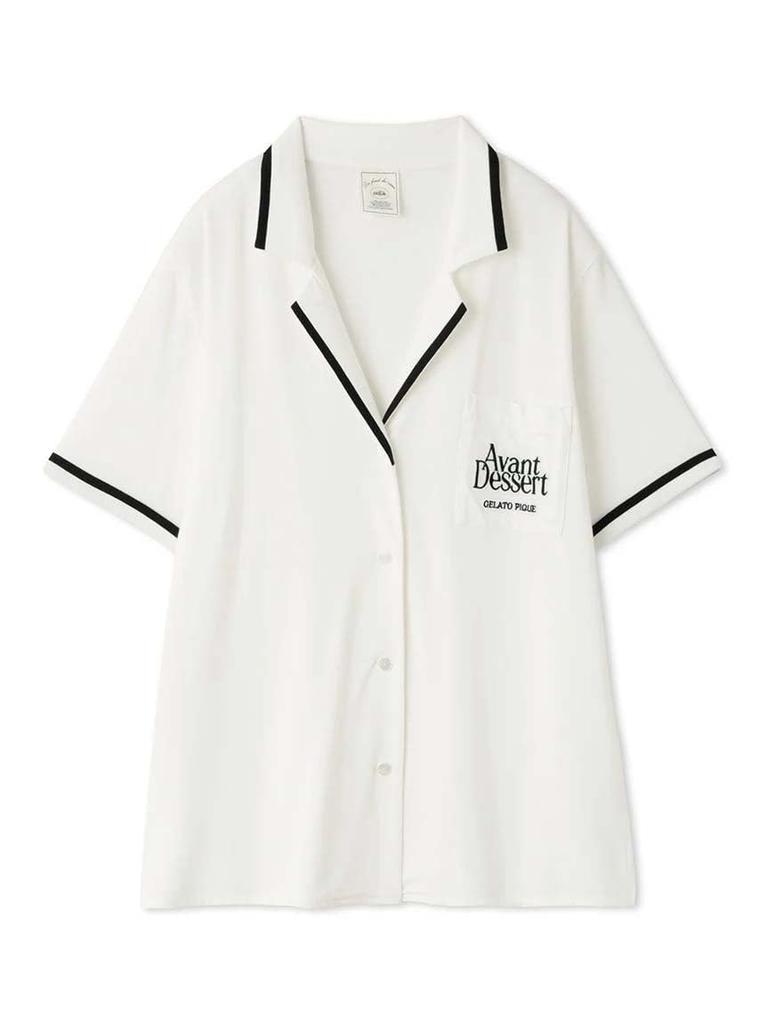 gelato pique Cool Rayon Logo Shirt PWCT242288 OWHT Women's