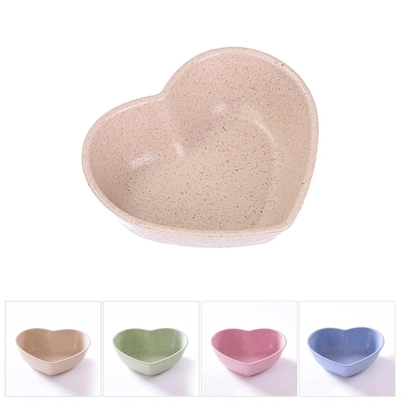 Tableware Bowl Heart Shape Lightweight Seasoning Bowl Food Sauce Dish Appetizer Plates For Kitchen Tools Kitchen Accessories