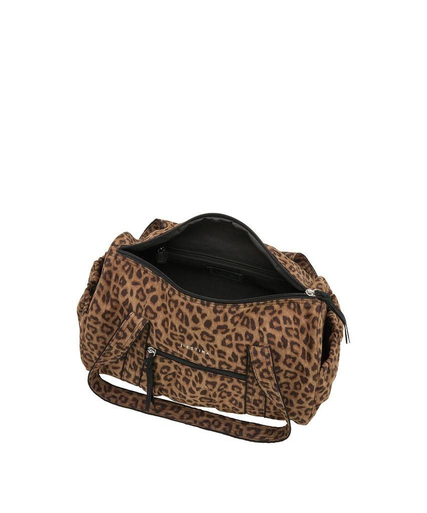 Jestina Ballo Leopard Md Boston Shoulder Br (Jhneha6Bf115Br260)