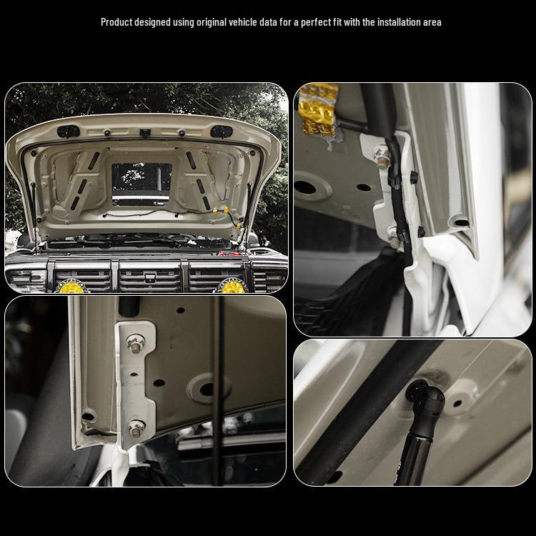 2024 BJ40 Off-Road Hood with Glass Air Intake & Muscular Design