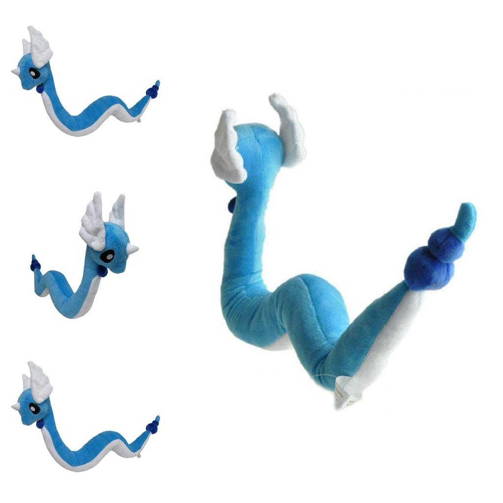 27-inch Pokemon Go Dragonair Stuffed Plush Doll Featuring Soft Durable Materials For Kids
