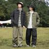 Padded-on Men's Winter Thin Casual Loose Padded Shirt Versatile Retro Rhombus Quilted Small Padded Jacket Top
