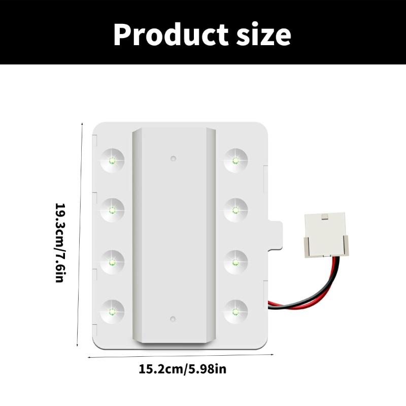 LED Light Board W11043011 Replacement for Refrigerator Wide Compatibility with W10866538 Q184G2 Spare Component