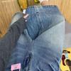 Plus Size High Waist Wide Leg Cropped Denim Pants for Women, Summer 2026 – Loose Fit, Slimming Straight Leg Shorts