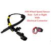1 ABS Wheel Speed Sensor W/ Connector Rear L/R For Ford Edge Fusion Lincoln MKZ