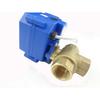 Misol Motorized Ball Valve 1/2"(bsp) Dn15 / 12vdc / 3 Way/Electrical Valve/Ball Valve with Acuator / Cr01 / Reducet T Port