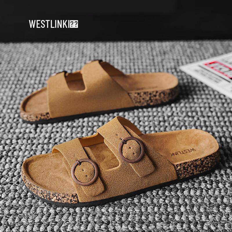 Westlink Casual Birkenstock Style Sandals M US 9.5 дубильная кора