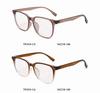 2026 Korean Square TR90 Anti-Blue Light Glasses Frame with Prescription-Ready Large Plano Lenses, Style 1014.