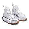 Converse Run Star Hike Comfortable & Trendy Leather Abrasion Resistant & Lightweight High Top Canvas Shoes Unisex White
