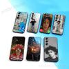 X-Xaviersobased Funny Phone Case For Samsung Galaxy A 73,72,51,53,52,71,22,5G,Note,J7,8,9 Soft Precise Hole Black Cover