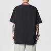 VUUG Men's Japanese-Korean Style Loose Fit Short Sleeve T-Shirt