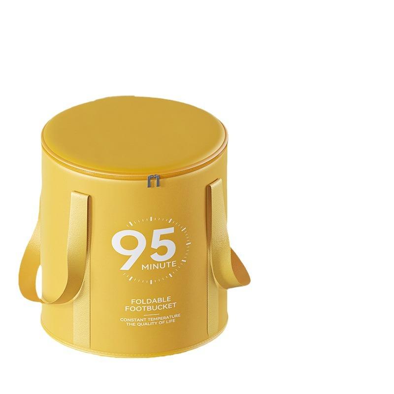 

Foldable Foot Bath Bag Foot Basin Insulated Foot Bath Tub Dormitory Deep Tub Calf Bath Home Portable Foot Bath Artifact жёлтый