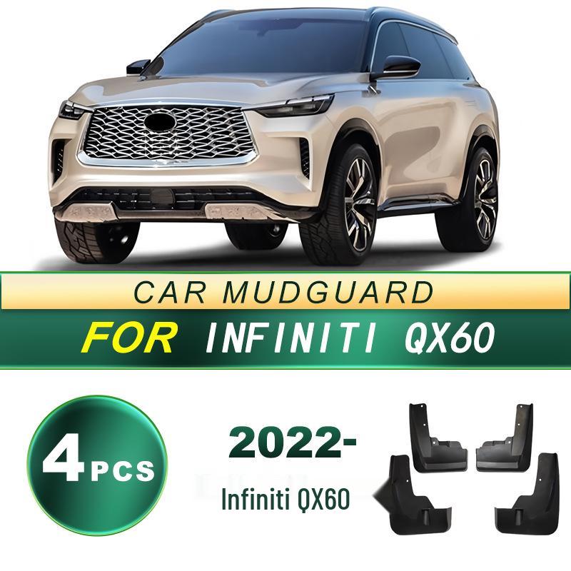 Infiniti QX60 2022 Soft Rubber Tire Mudguard No-Drill Upgrade