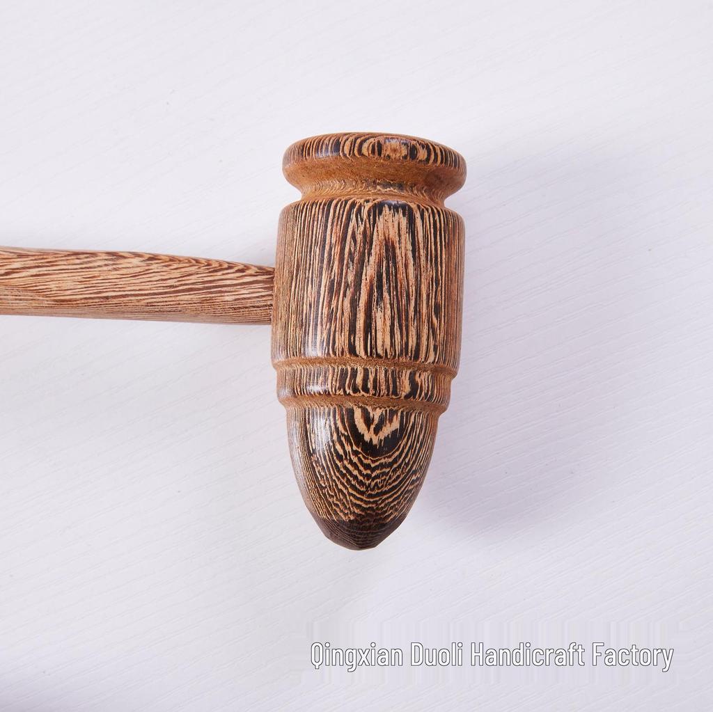 Multifunctional Wooden Chicken Wing Massage Hammer for Fitness and Meridian Tapping